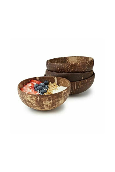 Anadolu Saray Natural Coconut Bowl Coconut Bowl Coconut Shell Bowl Fruit Salad Dinner Bowl