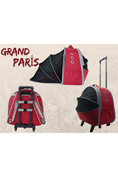 LAVİSTA Kedi ve Köpek Bavulu, Çekçekli Grand Paris