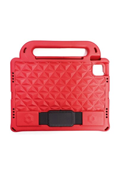 SOHO Foam Case Compatible with Apple iPad 9.7'' 2017, 2018, Diamond Model, Handle Stand, Attachable Strap