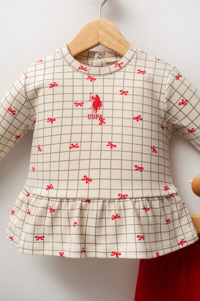 U.S. Polo Assn. U.S. Polo Assn Baby Girl White Baby Sets