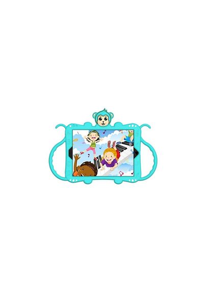 SOHO Silicone Case for Apple iPad Air 1, Air 2, iPad Pro 9.7 inch, iPad 5, Aqua Blue