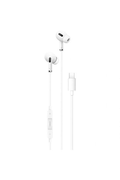Bibilel In-Ear Headphones High Quality, Ultra Bass, Type-C Connector, White