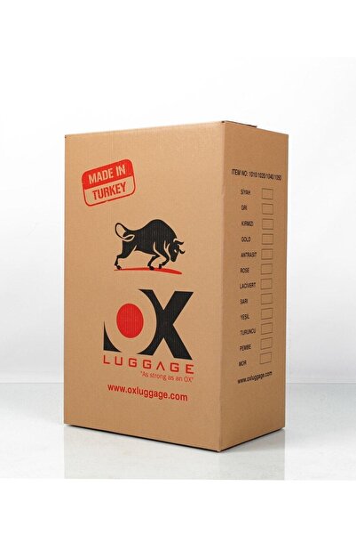OX Exclusive 3'lü Antrasit Valiz Seti Büyük Orta Kabin