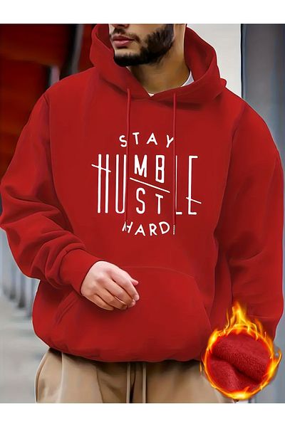 uyguntarz Unisex Stay Low Printed Oversize Sweatshirt