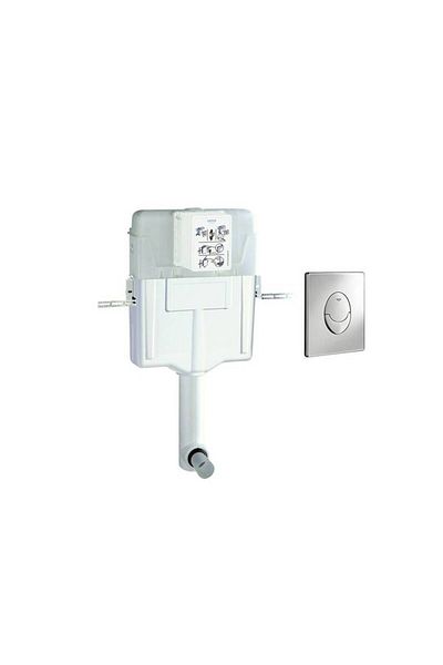 Grohe Squat Toilet Cistern + Round Flush Plate
