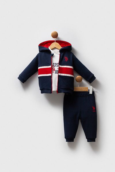 U.S. Polo Assn. U.S. Polo Assn Baby Boy Multi-Color Baby Sets