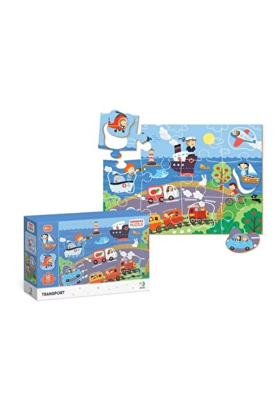 Dodo Puzzle, Travel, 18 pieces, 2+, Multicolor