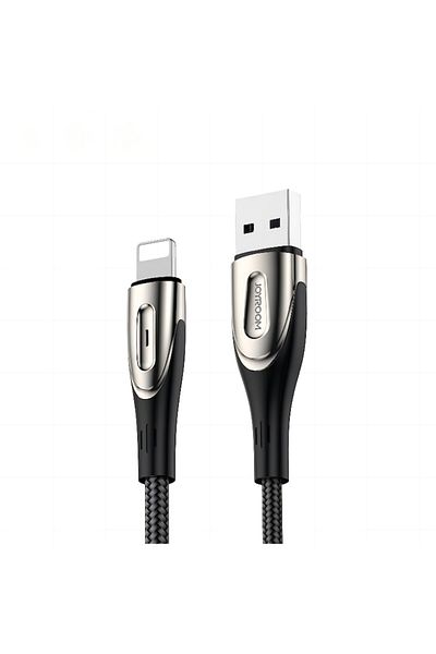 OEM Fast Charge Charging Cable Compatible with Apple, for iPhone, iPod, iPad, 2A, 3m, Black