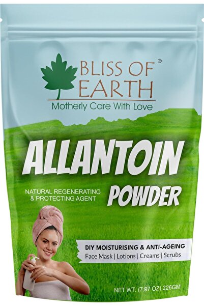 bliss of earth مسحوق آلانتوين للبشرة، 226 جرام، مكون للعناية بالبشرة المهدئة