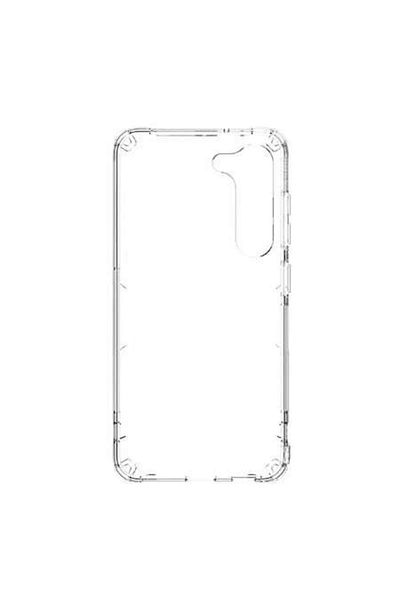 SOHO Carcasă compatibilă cu Samsung Galaxy S23, design cu bara de protecție din silicon, transparentă