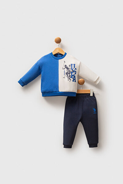 U.S. Polo Assn. U.S. Polo Assn Erkek Bebek Mavi Bebek Takımları