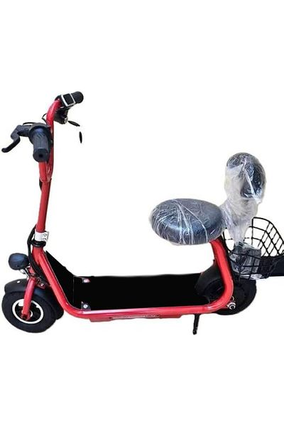 CFT ProRide TurboSpin II – Scooter with Seat for Kids – Foldable Ride-On Scooter with Rear Basket, D