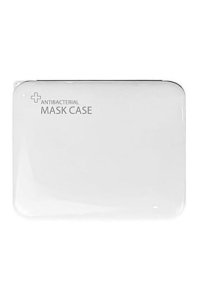 Bibilel Portable storage box for facial mask protection, plastic, White, BBL1849