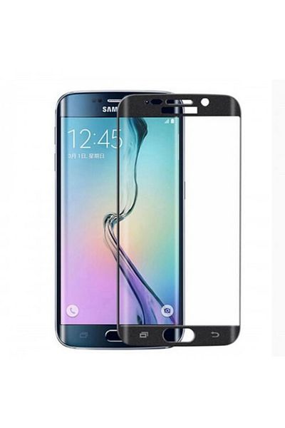 Bibilel 9H Glass Protection Film for Samsung Galaxy S6 Edge, Black