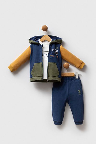 U.S. Polo Assn. U.S. Polo Assn Baby Boy Multi-Color Baby Sets