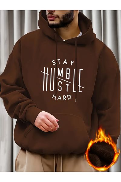 uyguntarz Unisex Stay Low Printed Oversize Sweatshirt