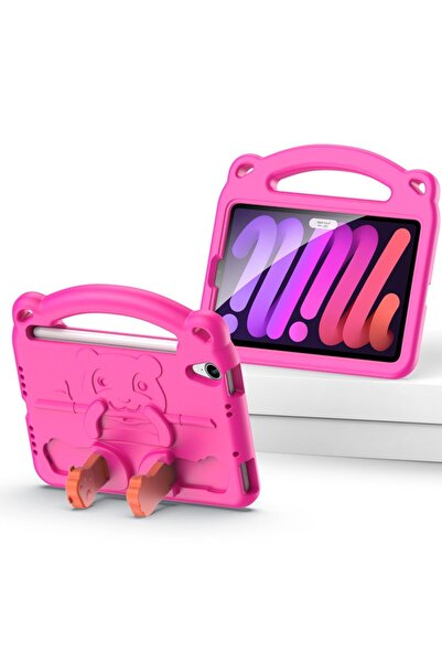 SOHO Foam Cover Compatible with Apple iPad Mini 6 2021 for Kids with Panda Design, Pink