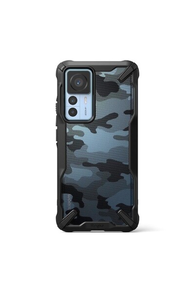 SOHO Case compatible with Xiaomi 12T/12T Pro, Fusion-X bumper design, Army