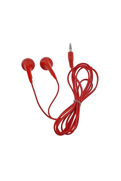 Bibilel Casti cu volum control si microfon, conector Jack 3.5 mm, Rosu, TCL-BBL6741