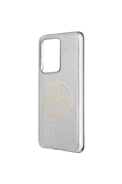 Guess Glitter Circle Kryt Case for Samsung Galaxy S20 Ultra, Grey