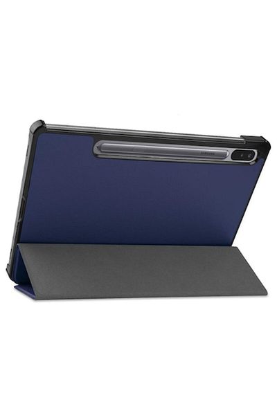SOHO Book Cover Case Compatible with Samsung Galaxy Tab S7 FE 12.4'', T730/ T736 2021, Leather with S