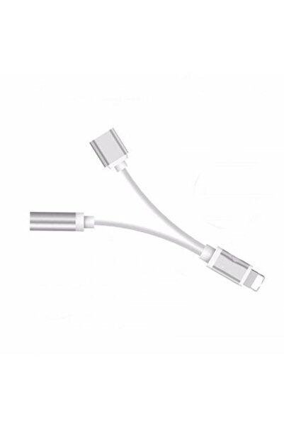 Bibilel Adaptor 2 în 1 compatibil cu iPhone, iPad, mufă de 3,5 mm, Lightning, căști și încărcător, Bibilel,