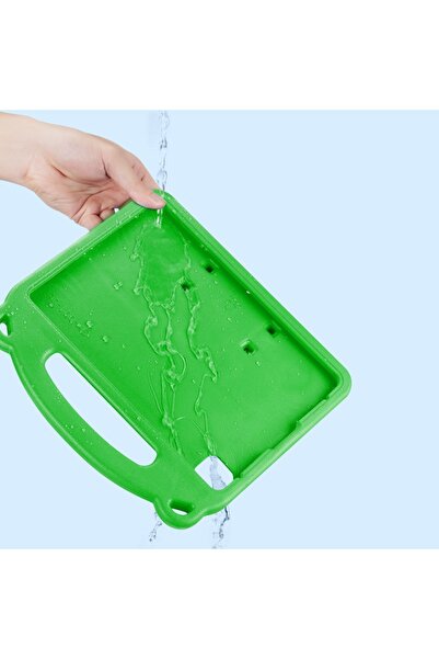 SOHO Foam Case Compatible with Apple iPad 9.7'' 2017, 2018, iPad Air, and iPad Air 2 - Panda Model, Green
