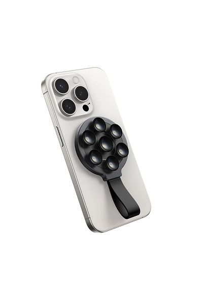 REDz Accessories JOYROOM JR‑ZS393 MagSafe Holder, Suction Cups + Magnetic, Compatible 4.7‑7″, Black