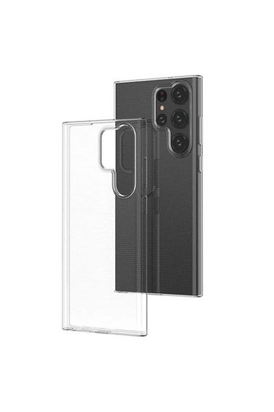 SOHO Carcasă compatibilă cu Samsung Galaxy S23 Ultra, material silicon, transparentă