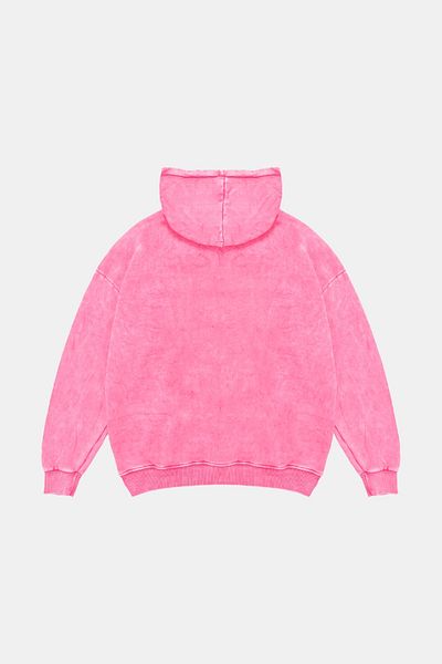 Sekizbiraltı Girl Gang Oversize Unisex Washable Pink Hoodie