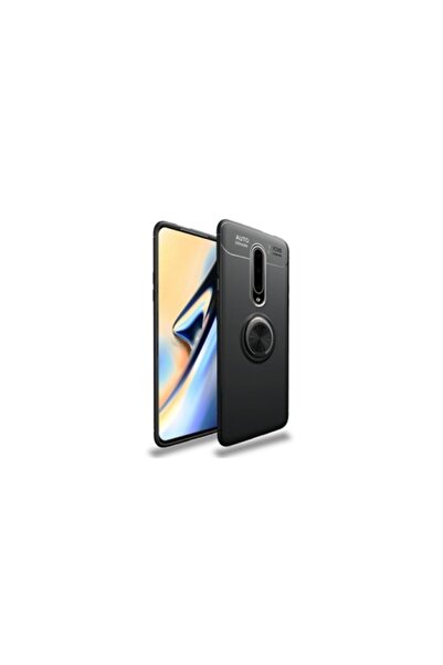 SOHO Husa cu inel magnetic pentru OnePlus 7 Pro, bumper, Negru