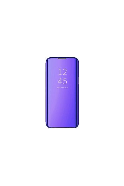 SOHO Protective Case Clear View, Flip Cover for Samsung Galaxy M51, Violet