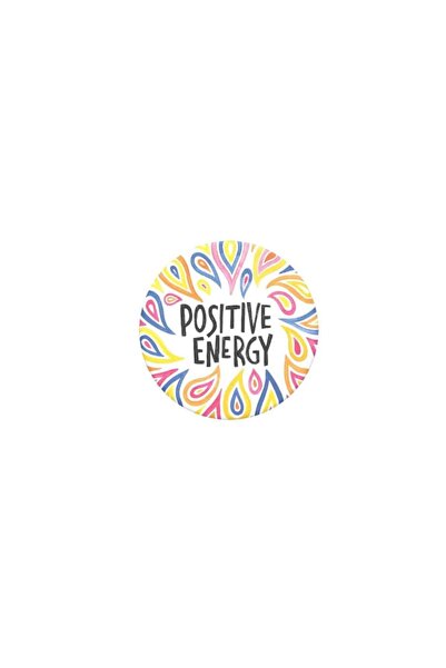 Popsockets Universal Support for Phone or Tablet, Positive Energy, Multicolor