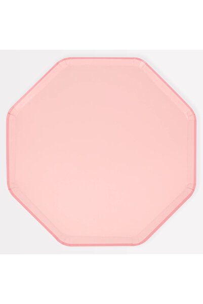Meri Meri - Cotton Candy Pink Dinner Plates - Pamuk Şeker Pembesi Tabaklar (L...