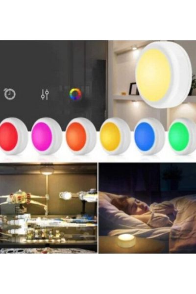 K KATHODE Set of 6 LED Bulbs with Remote Control, 12 Colors K Kathode