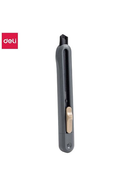 Deli Nusign ENS063 Snap-Off Utility Cutter with SK5 Edge - Grey