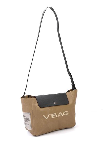 Bambi Beige Women's Shoulder Bag C06481007804