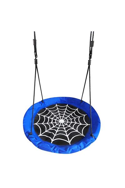 SERSIMO Spider nest swing, 100cm, adjustable height, 150 kg, Blue Black