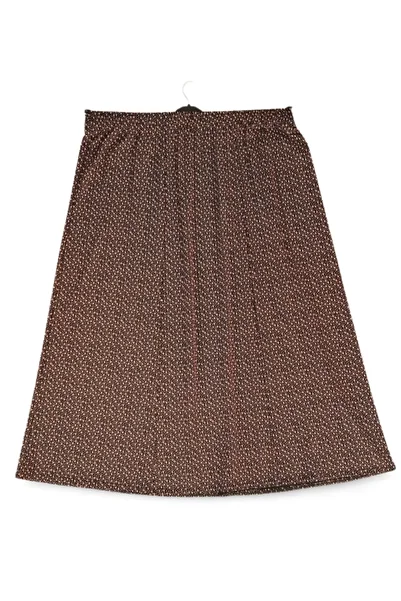fearlessmoda Elastic Waist Full Lycra Pigment Combed Cotton Skirt Mother's Skirt Long Prayer Skirt - Royaleks - D1