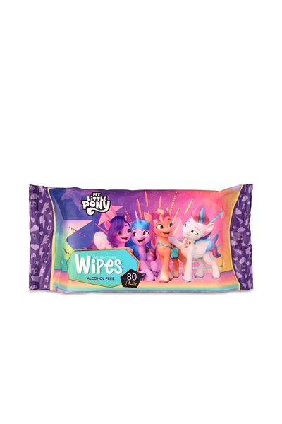 NEVADA مناديل ماي ليتل بوني للأطفال من هاسبرو HASBRO MY LITTLE PONY مبللة برائحة منعشة 80منديل