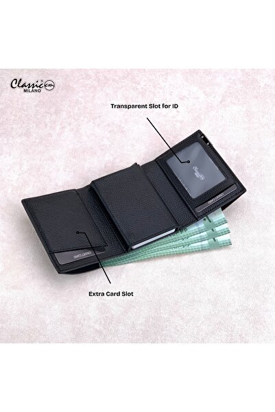 Classic Milano RFID Blocking Faux Leather Wallet for Men and Women