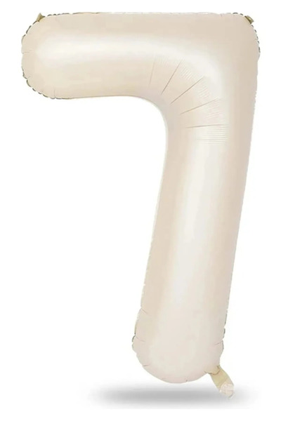 Işıltı Balon Dükkanı 1 Year Old Cream Foil Balloon 34 Inch (76-82 cm)