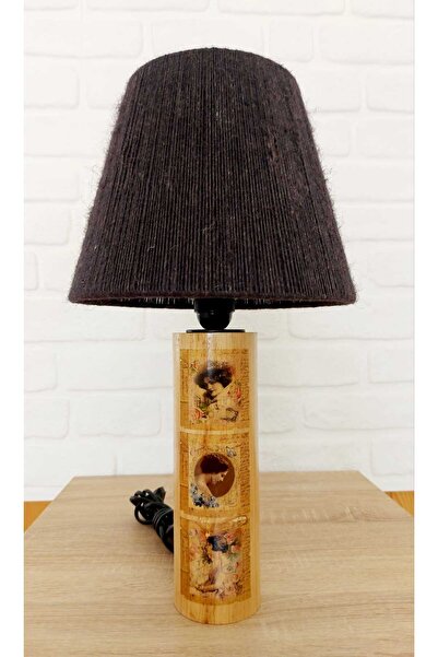 RETRO NOW DONNA I AHŞAP AYAKLI ABAJUR