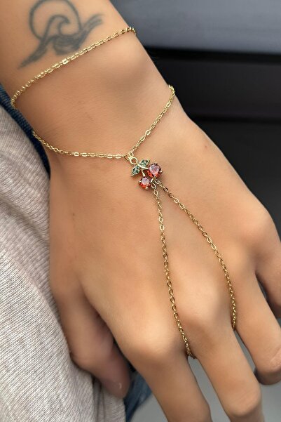 TAKIŞTIR شاحمران على شكل كرز ذهبي اللون