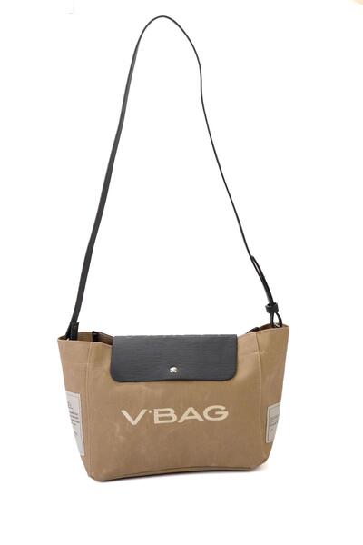 Bambi Beige Women's Shoulder Bag C06481007804