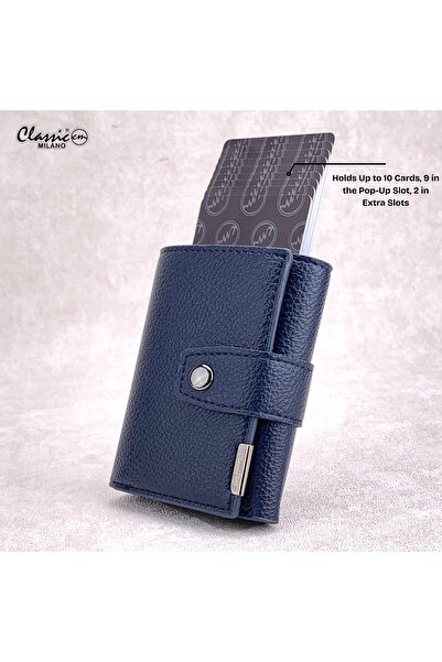 Classic Milano RFID Blocking Faux Leather Wallet for Men and Women