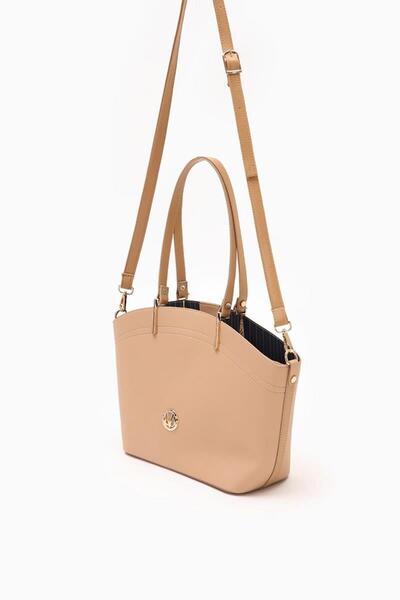 Levidor 930017 Çanta Vizon Kadın Omuz Çantası