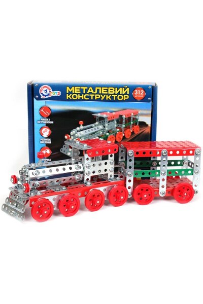 Technok Tehnok Metal Construction Set with 248 Parts