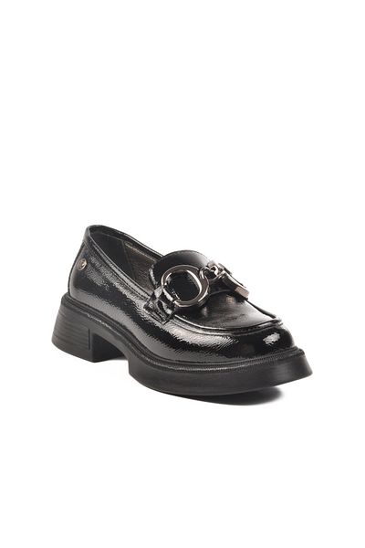 Pierre Cardin Pc-52650 Z Black Patent Leather Women's Casual Shoes
