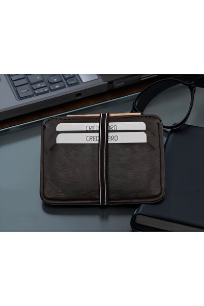 EYCH Minimalist Kredi Kartlık – Şık, Dayanıklı ve İnce Tasarım Cüzdan-Lastikli
